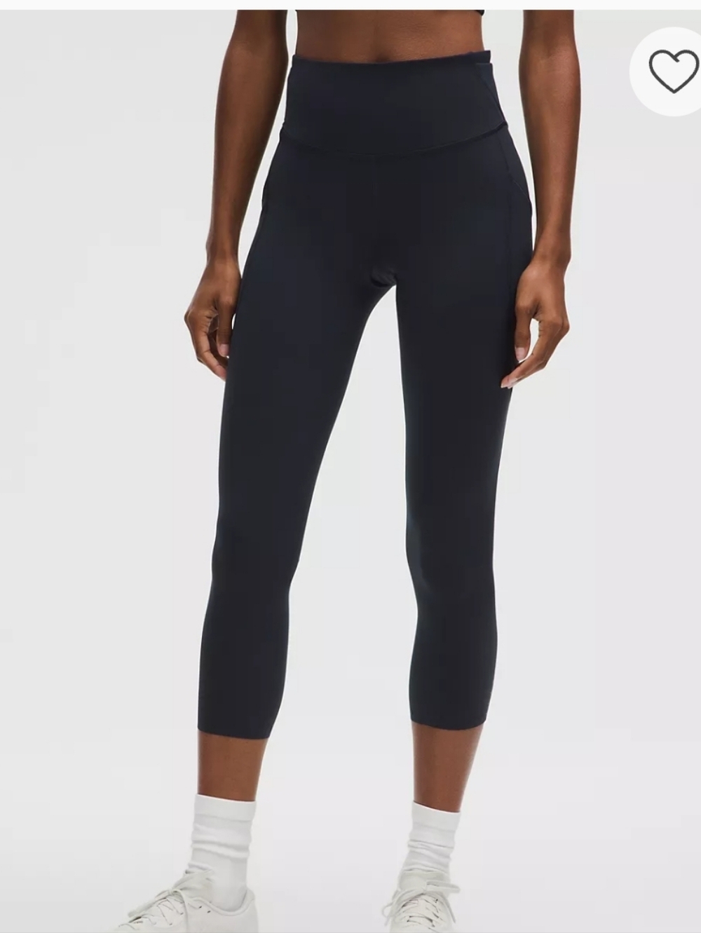 lululemon athletica Fast And Free High-Rise Crop Leggings. Navy. Size 4